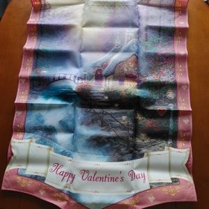 Thomas Kinkade Happy Valentine's Day Flag